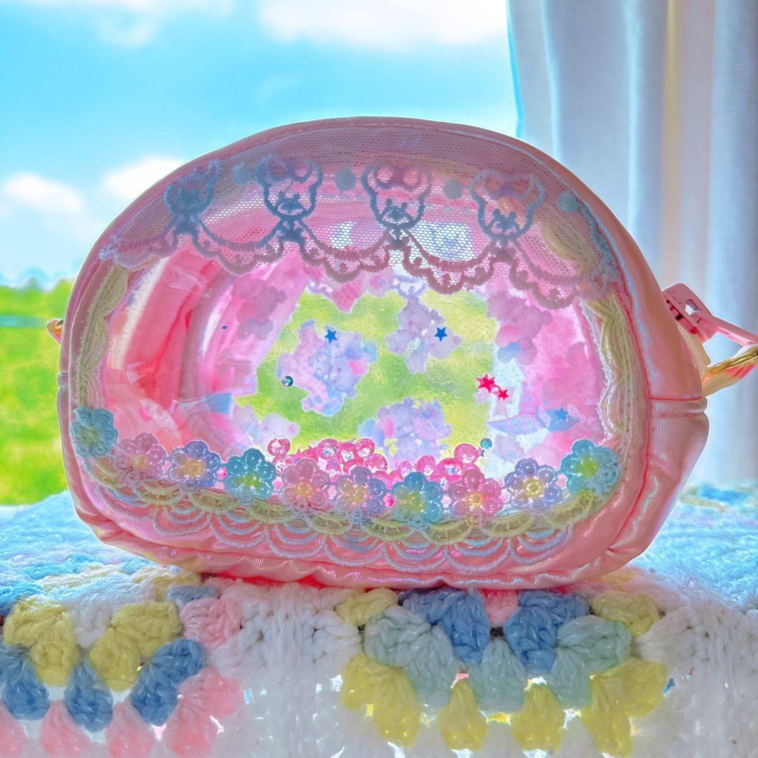 カーテン小窓のラウンドポーチS⭐︎いたずらBABYくまちゃん