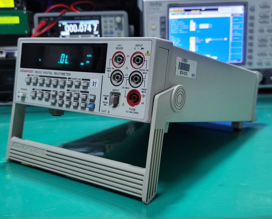 ADVANTEST R6552 デジタルマルチメーター 測定良好 外観瑕疵