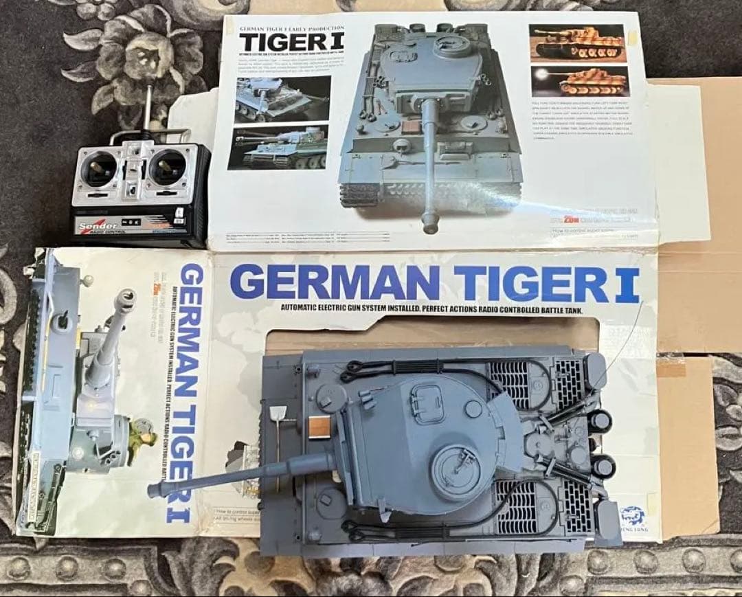 1/16サイズ戦車ラジコン　ジャーマンタイガーI型ヘンロン3818 スモーキング