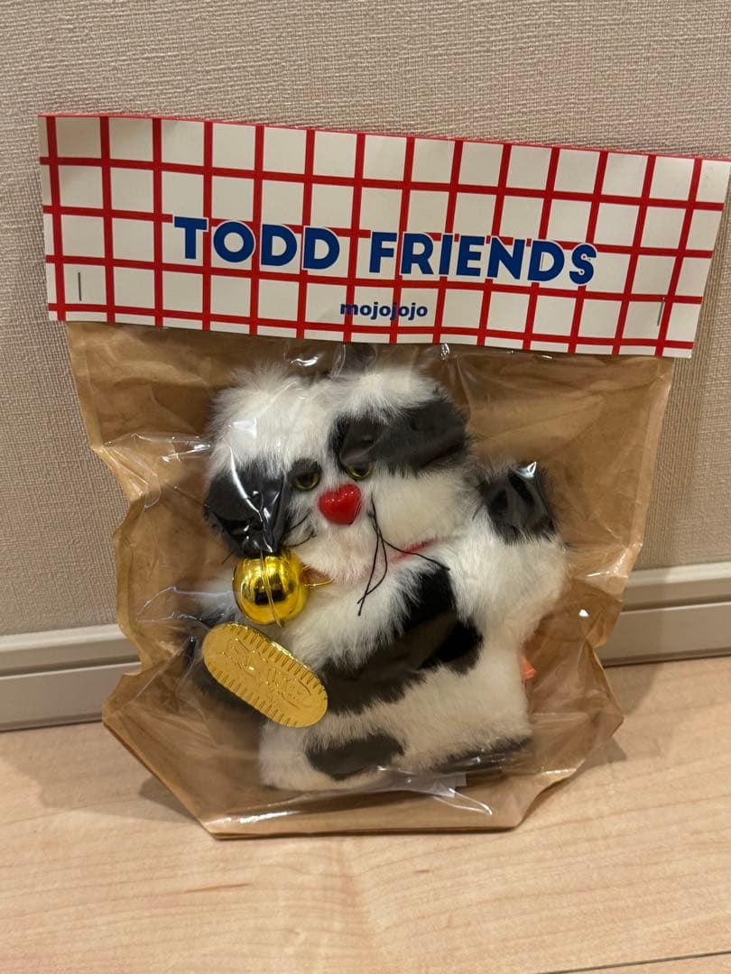 mojojojo ぬいぐるみ マネキネコ TODD FRIENDS ねこ