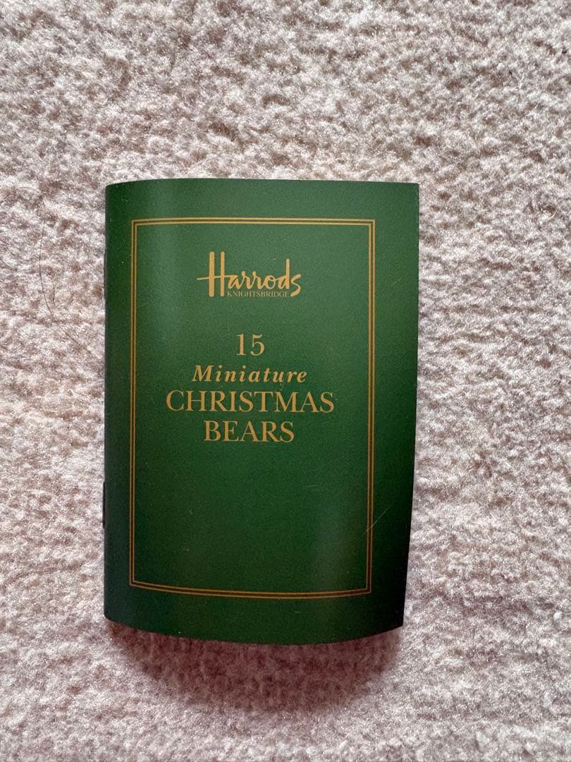 ぬいぐるみ Harrods 15 Miniature Christmas Bears