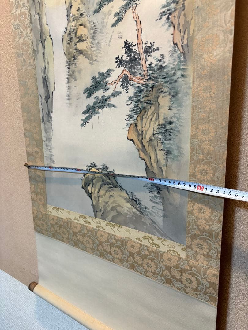 蓬莱山 小出陽祐　掛軸 木箱付き 180,000円