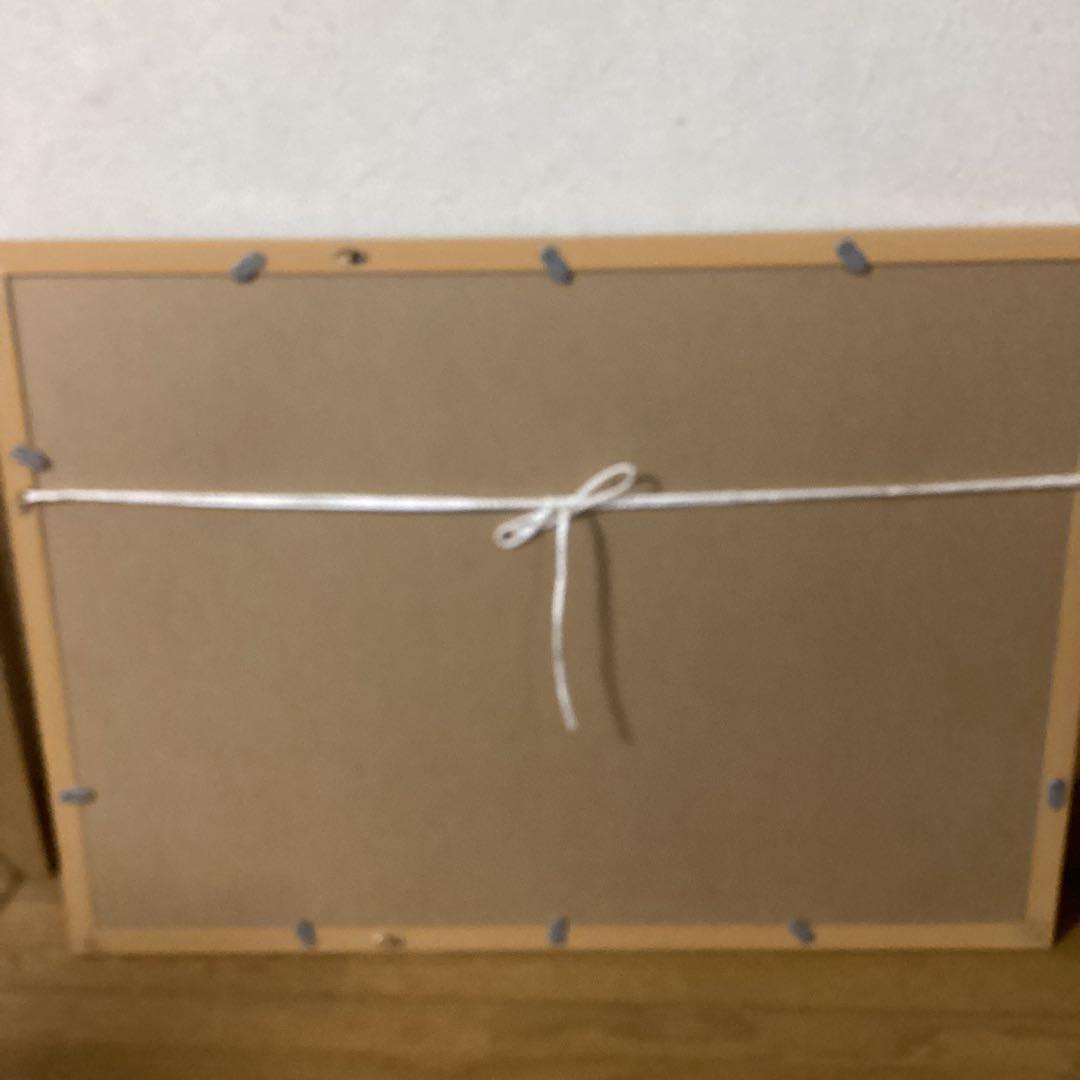 清水　崑　河童図　《かっぱ天国　》水墨彩色画　木枠額装アクリル板　模写　即決品