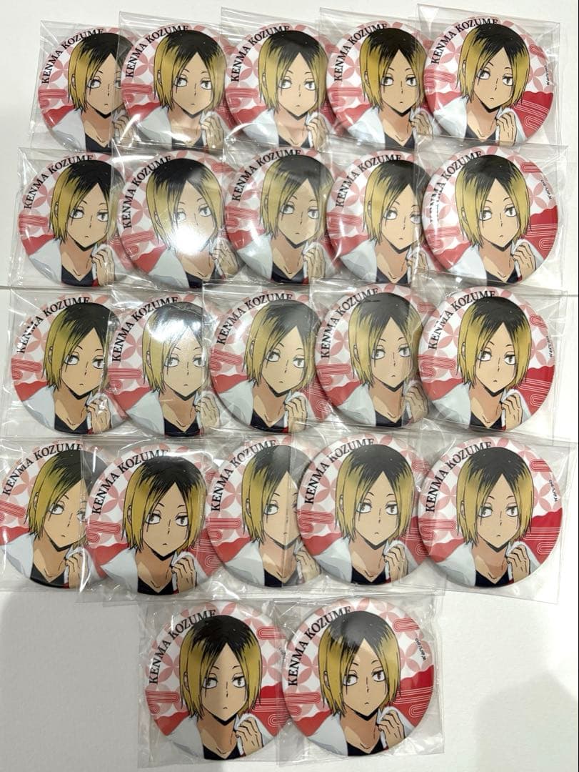 ハイキュー 極楽湯 缶バッジ 研磨 22点セット