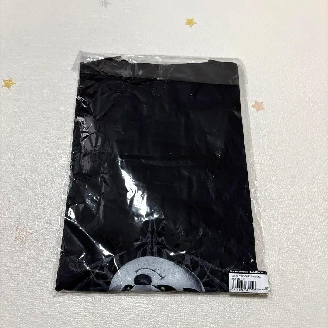 straykids 闇落ちT シャツ　ウルフチャン　スキズ 闇T EVIL