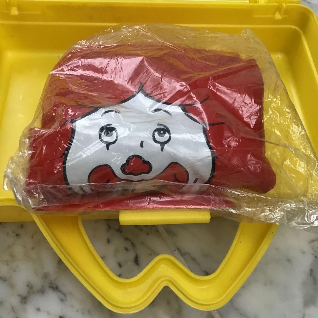 80～90s初期 マクドナルドミールトイ 空気人形 プラスチックケース