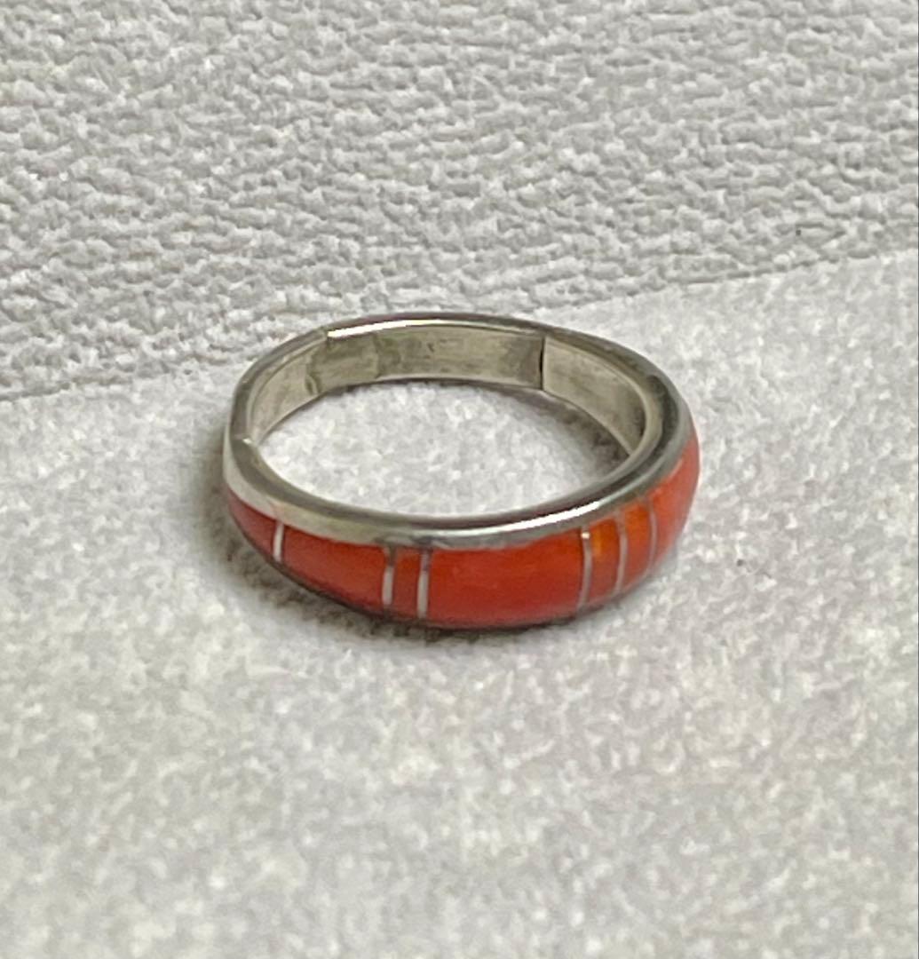 CHAVEZ 作者刻印 ナバホ ズニ族 インディアンジュエリー リング 指輪