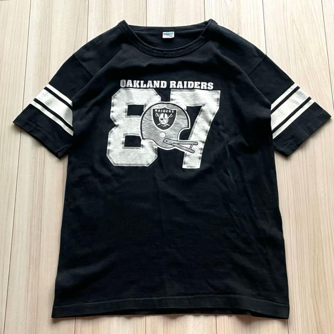 これはカッコイイ！ブラックでXL！70s チャンピオンT バータグ レイダース