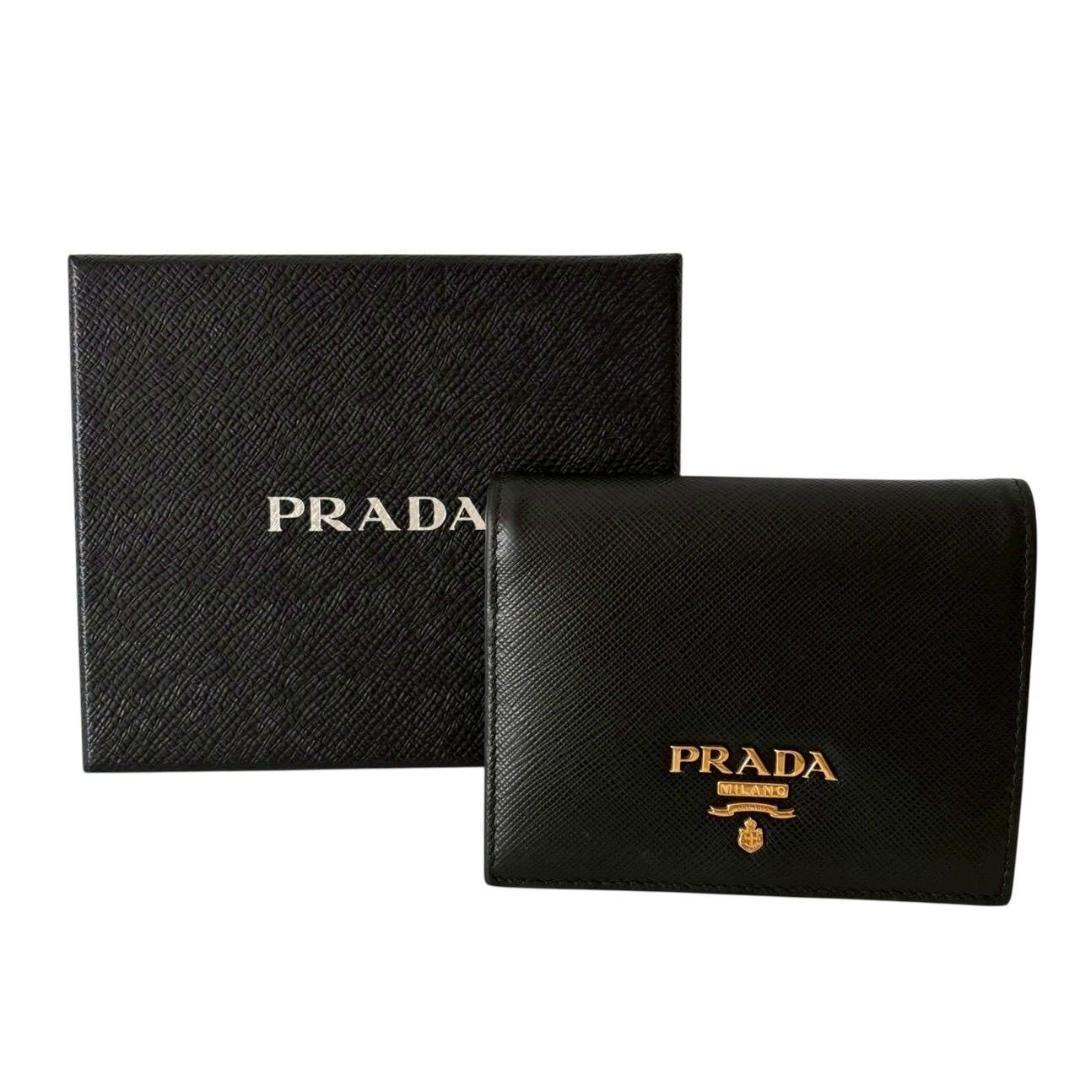 PRADA プラダ 1MV204 財布 サフィアーノ コンパクトウォレットレザー