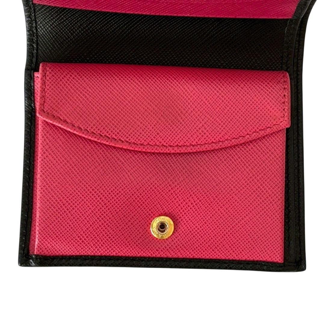 PRADA プラダ 1MV204 財布 サフィアーノ コンパクトウォレットレザー