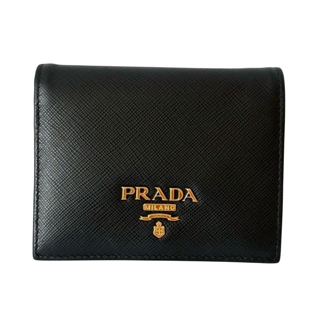 PRADA プラダ 1MV204 財布 サフィアーノ コンパクトウォレットレザー