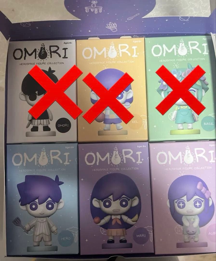 OMORI ビニールフィギュア　ヘッドスペース