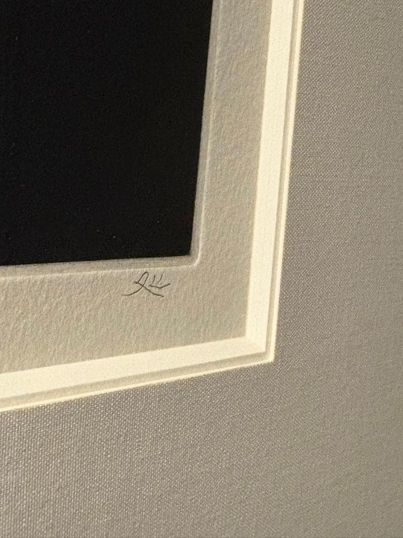 加山又造　薊　銅版画　限定120枚のうちの6番