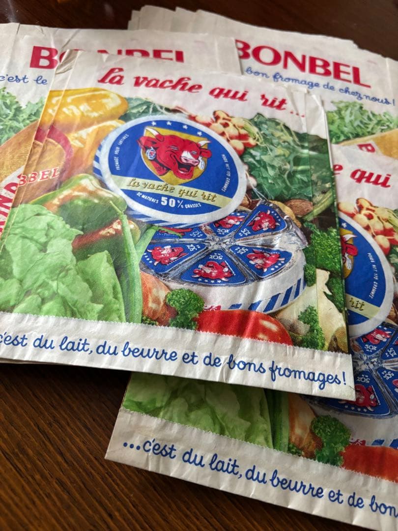 海外紙物　フランス　BONBEL チーズ　30枚　1名様