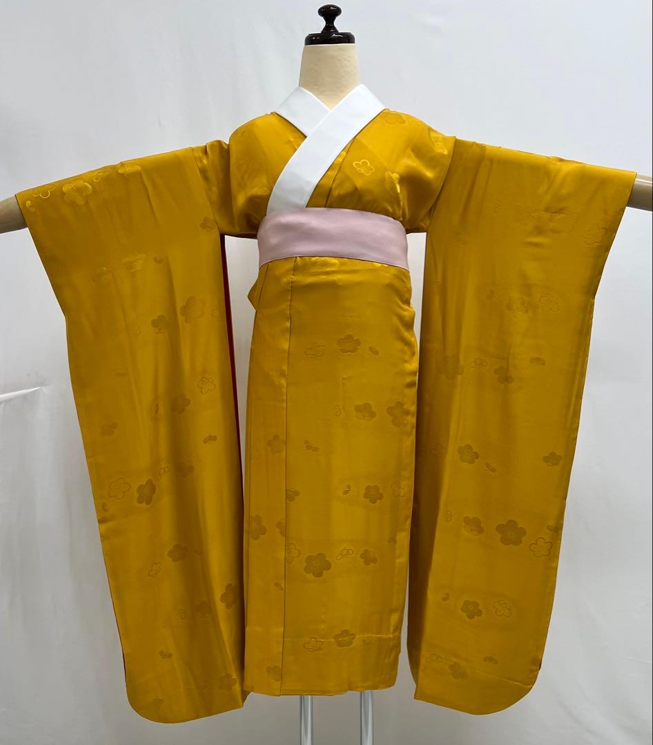 振り袖　フルセット　別誂長襦袢付　成人式　辻が花袋帯　金彩加工　刺繍入り　623