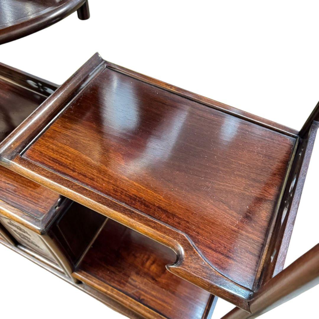 【希少】唐木家具 茶箪笥 レトロ アンティーク家具 古民具 古民家