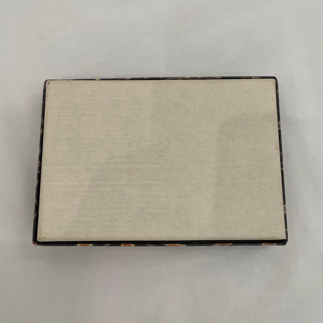 京都ちんぎれや　一点物　古布がま口財布 未使用品　藍色×朱色