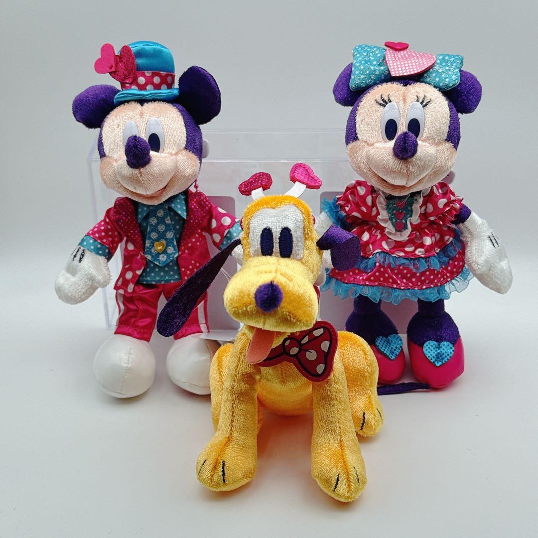 ディズニー パルパルーザ ぬいぐるみバッジ 3点セット