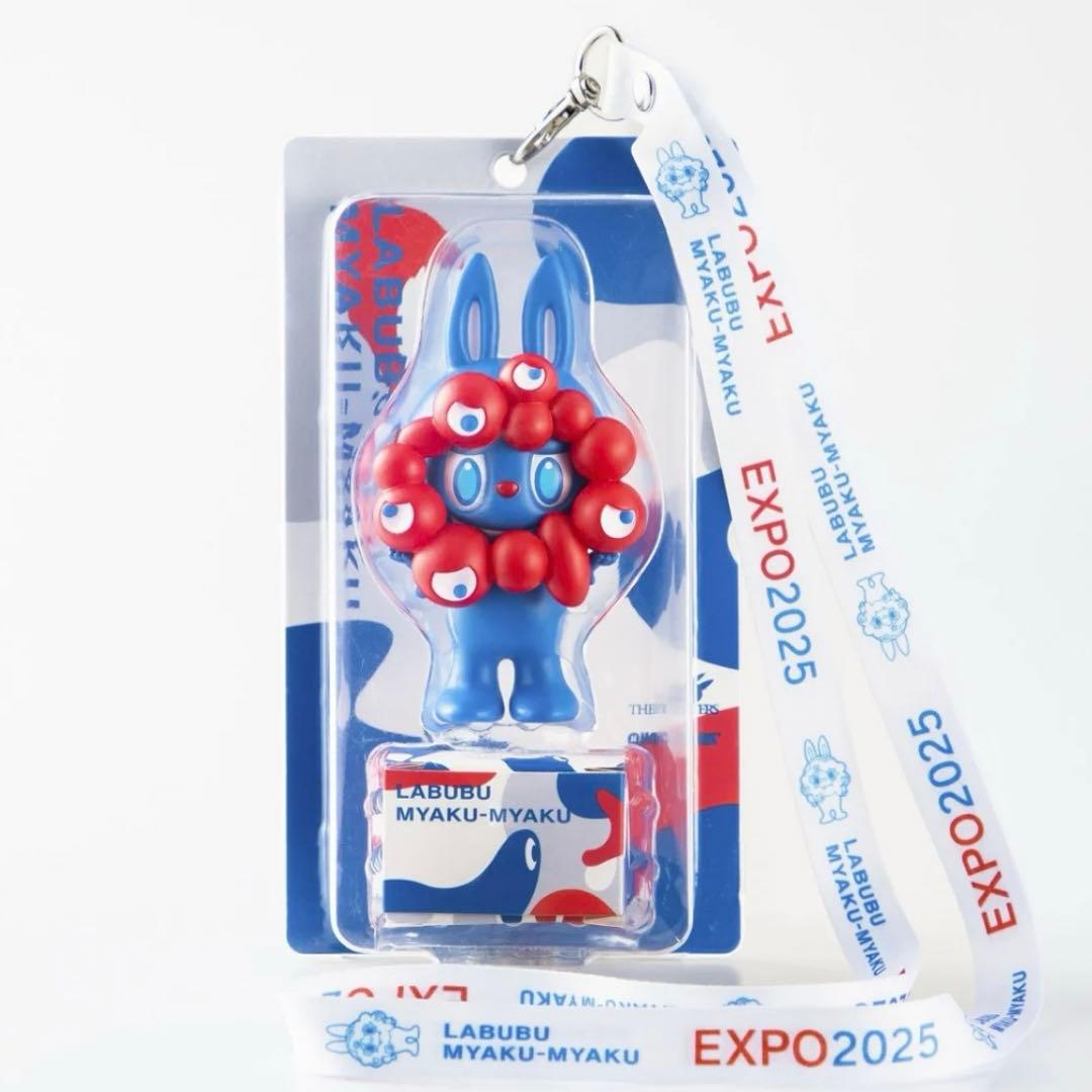 LABUBU MYAKU-MYAKU ストラップ付フィギュアlabubu 万博