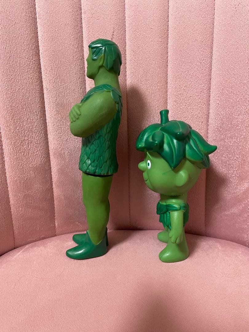 ジョリー・グリーン・ジャイアント＆リトル・グリーン・スプラウト　ソフビ　セット