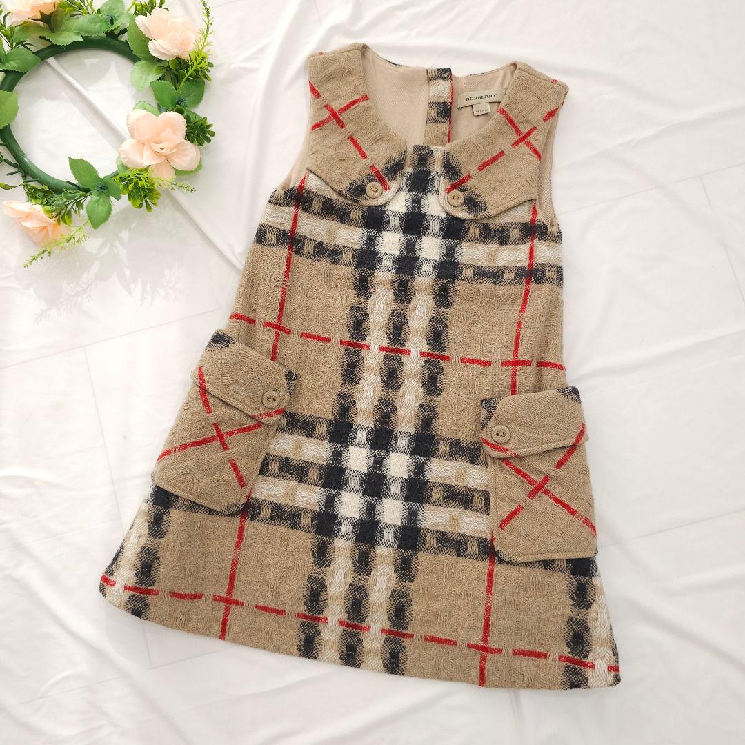 BURBERRY バーバリー 豪華 チェック コート ワンピース セット 110