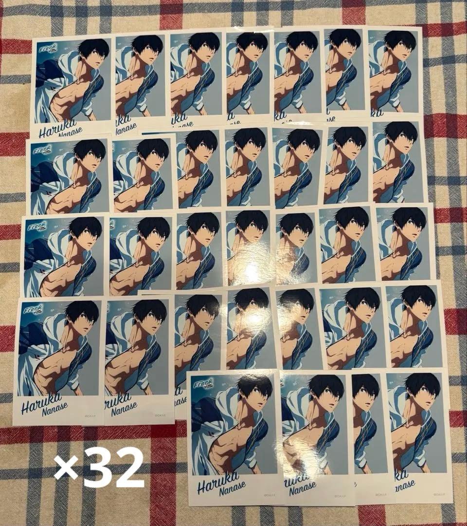 Free! FS ミニブロマイド 七瀬遙 32枚セット
