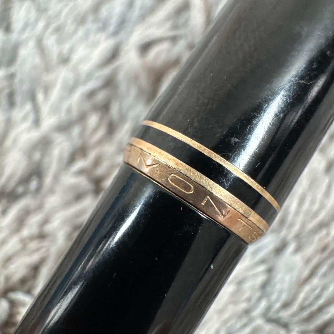 MONT BLANC モンブラン 万年筆 NO22 ブラック ×ゴールド