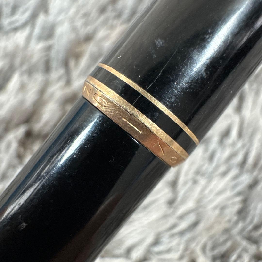 MONT BLANC モンブラン 万年筆 NO22 ブラック ×ゴールド