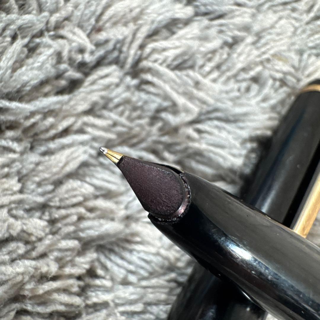 MONT BLANC モンブラン 万年筆 NO22 ブラック ×ゴールド