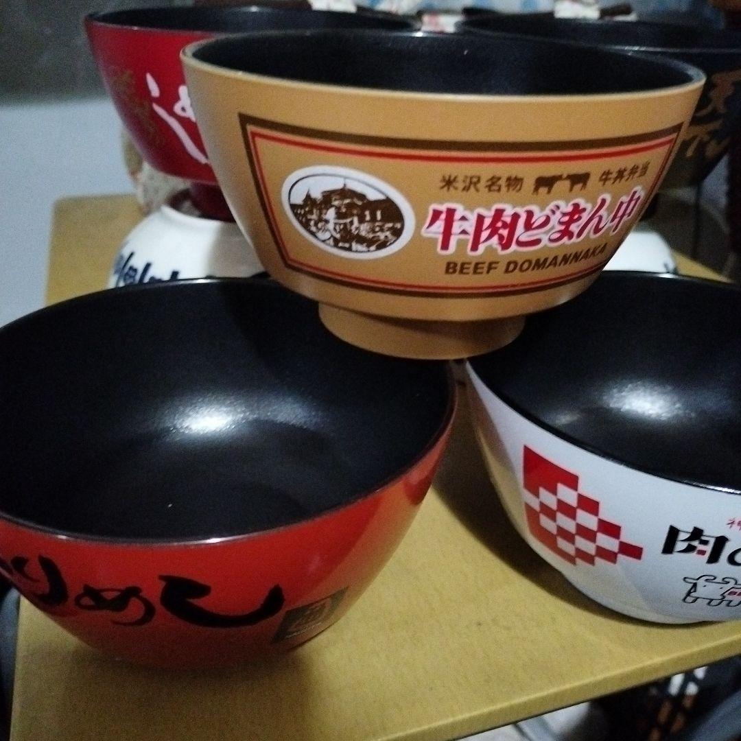 京王　駅弁大会　塗椀弁当　おわん5種