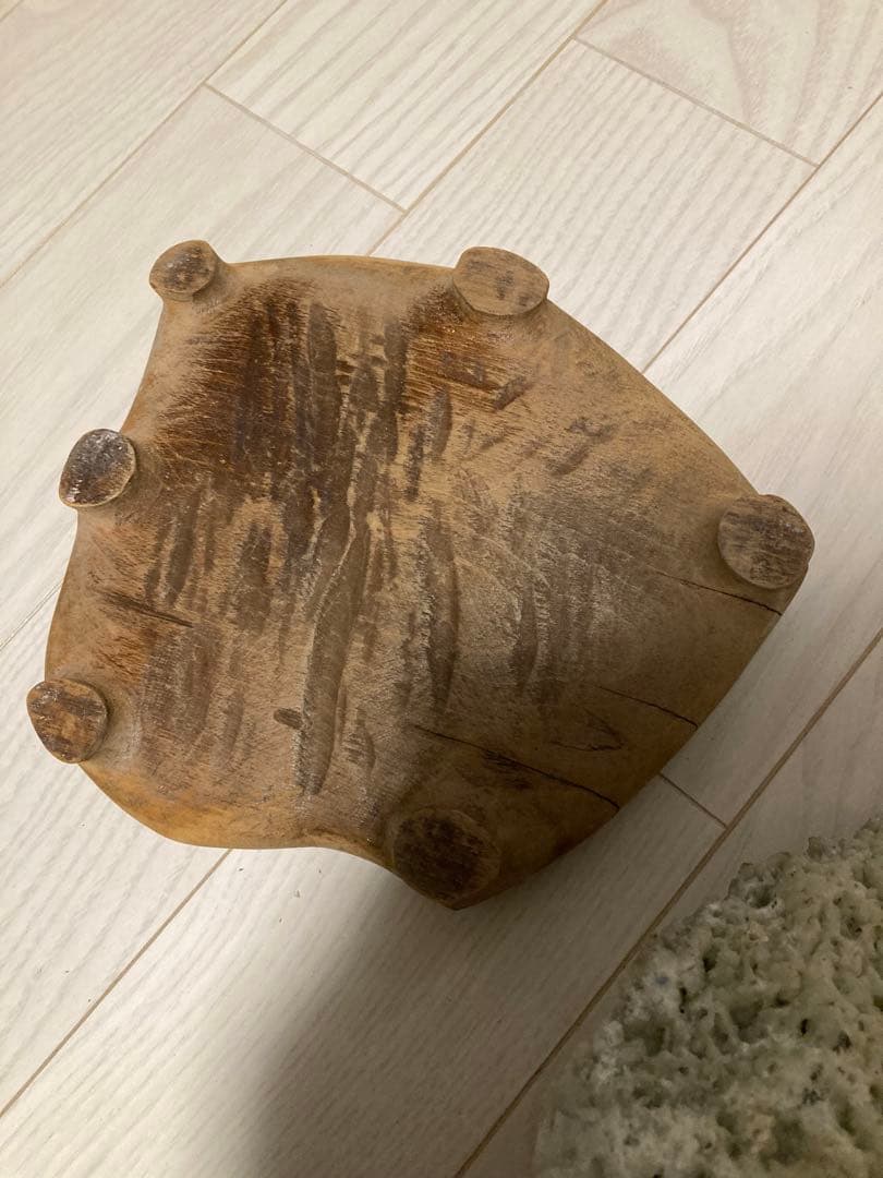 稀少　鑑賞石　台座付き