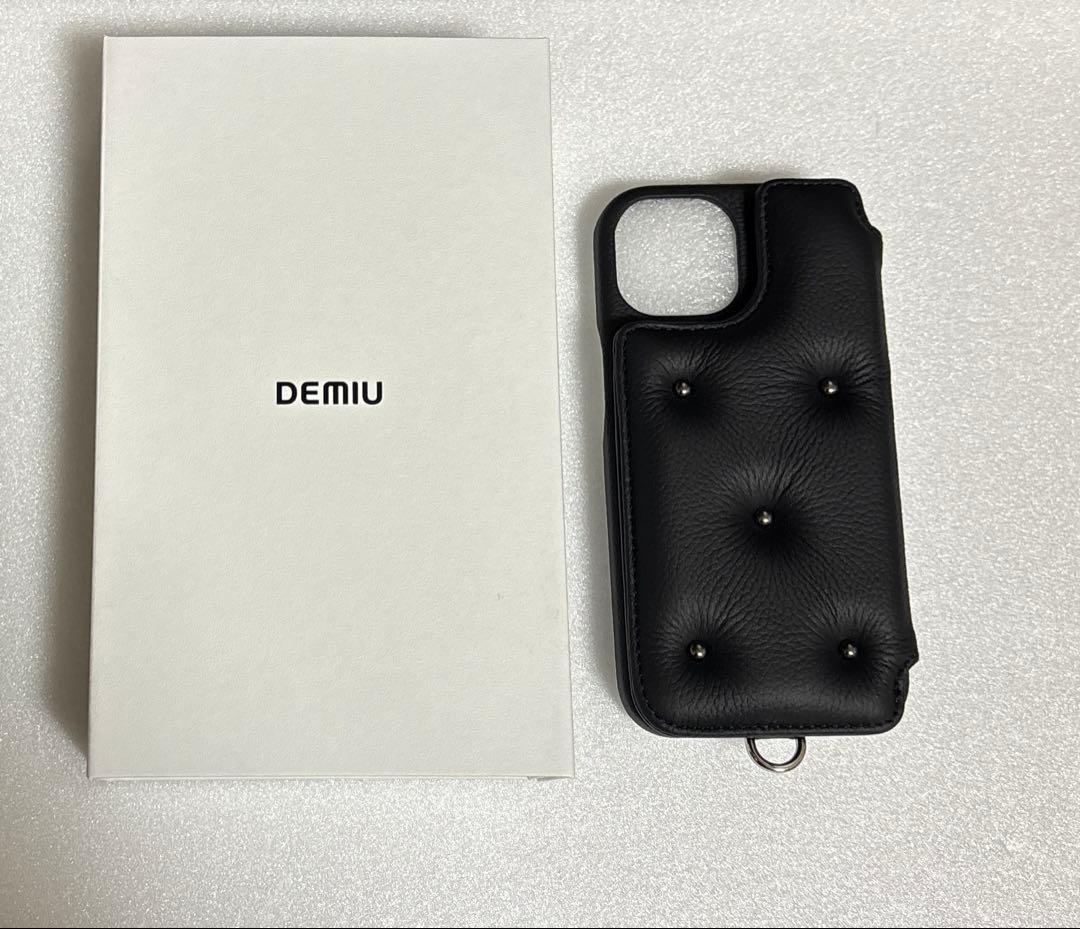 新品未使用DEMIUデミュウBALLON CINQ iPhone15 スタッズ