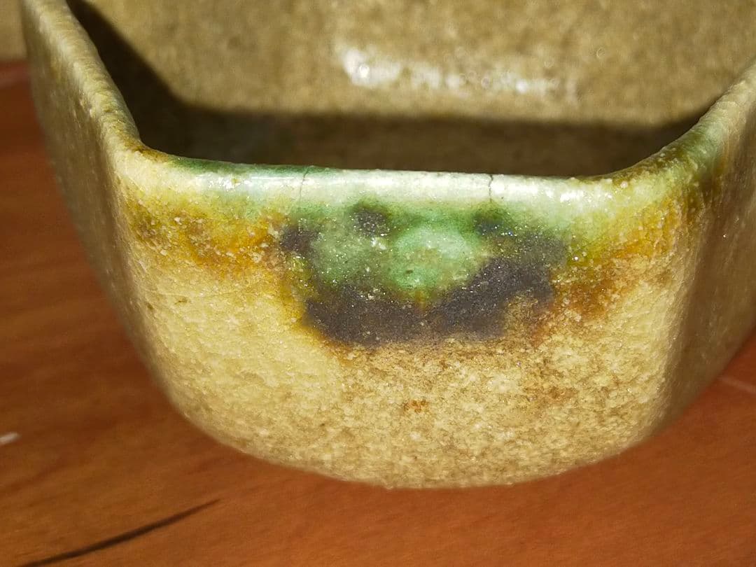 ♥黄瀬戸　六角盃　５個セット　桐箱付き　ぐい呑み　ぐい飲み　骨董　古玩