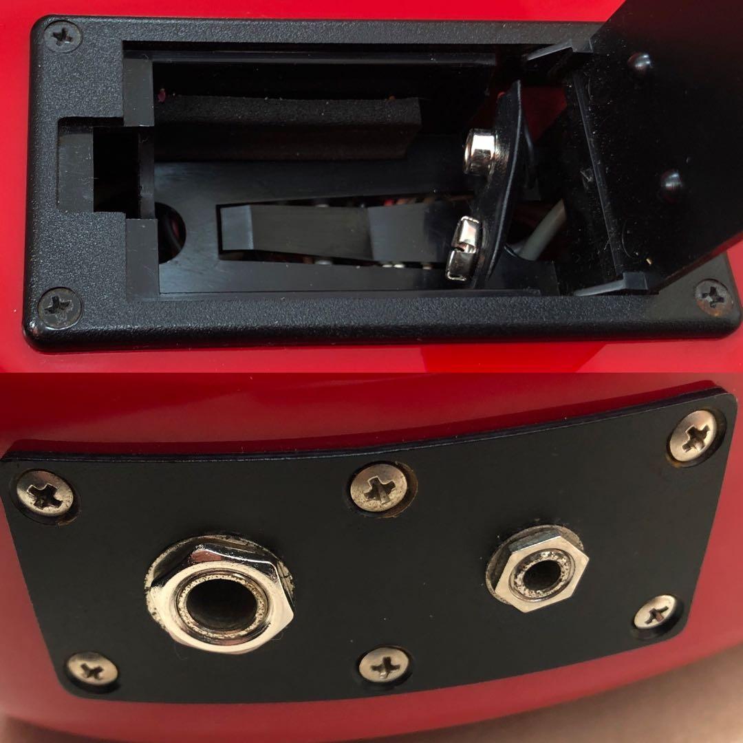 【超美品！】ZO-3 レッド アンプ内蔵ミニギター ヘッドフォン端子付