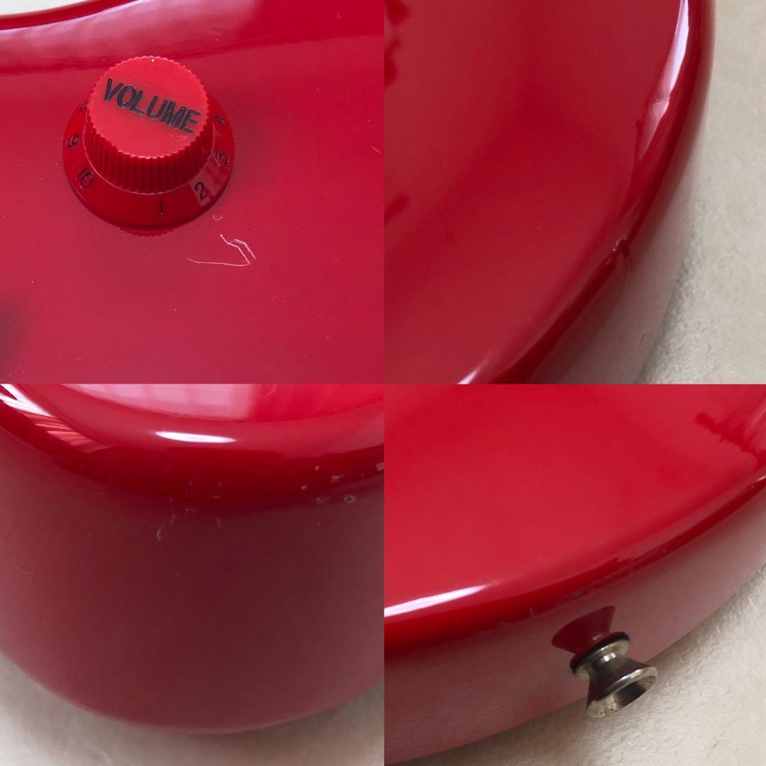 【超美品！】ZO-3 レッド アンプ内蔵ミニギター ヘッドフォン端子付