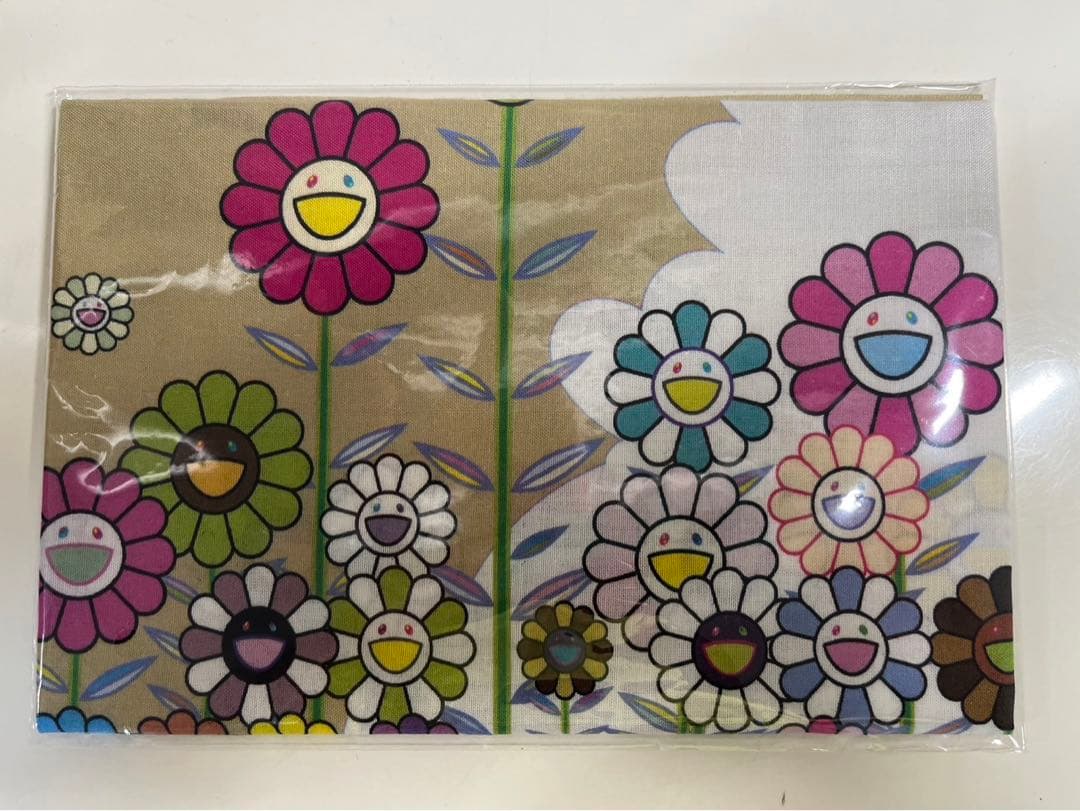 村上隆　もののけ京都　手ぬぐい 金色の空の夏のお花畑