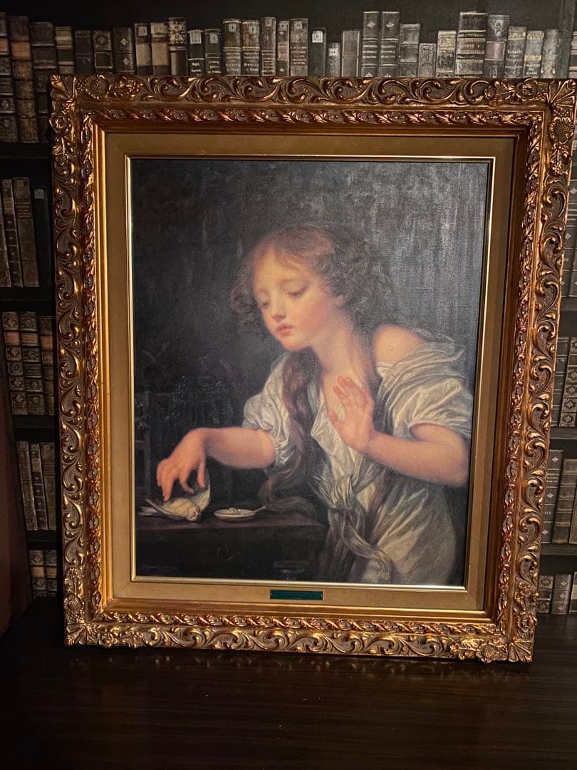 死んだ鳥　肖像画　絵画