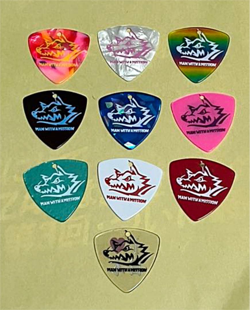 MAN WITH A MISSION ピックセット！毛玉ストラップ