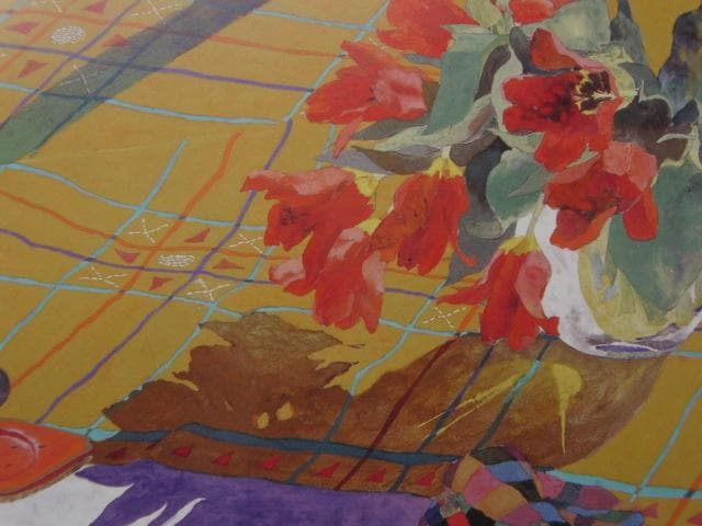 北村さゆり、【卓上】、希少な額装用画集より、新品額装