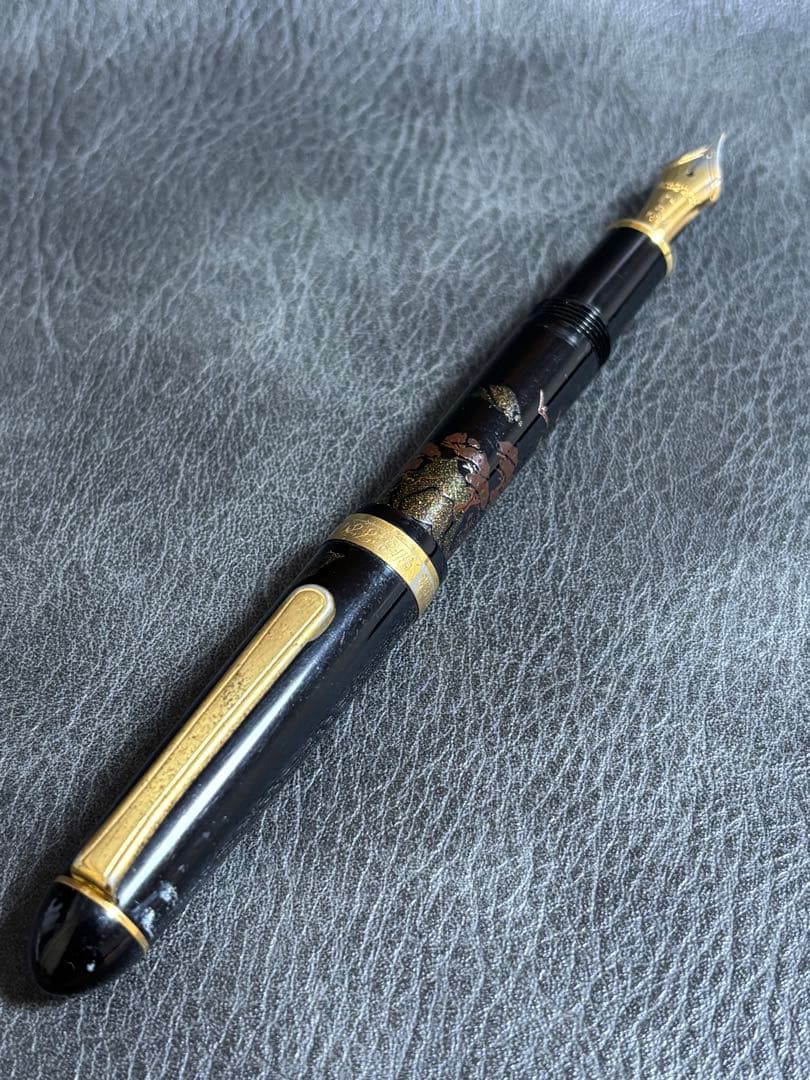 PLATINUM プラチナ 万年筆 #3776 バランスモデル 蒔絵 希少絶盤