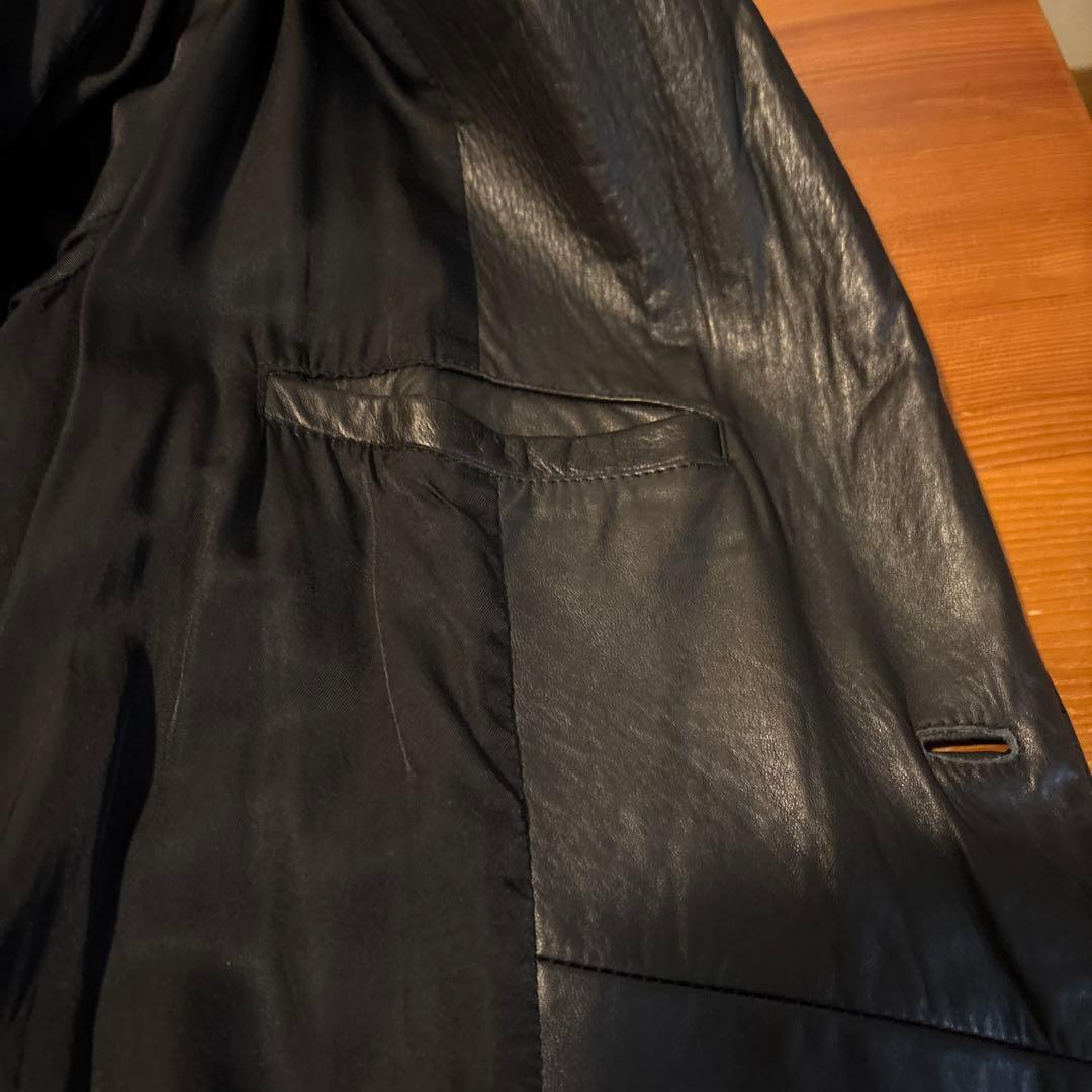 80s Y's for men WORKSHOP レディースレザーコート