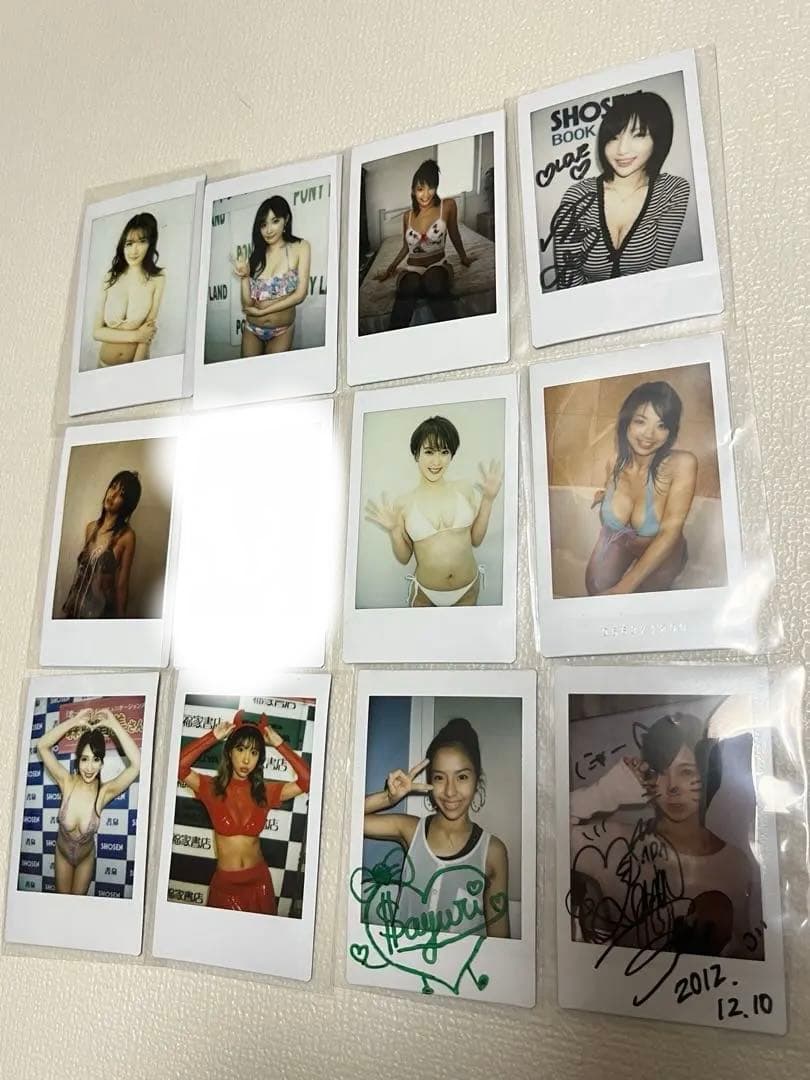 カ*ナ様 サイン入りなど　チェキセット 27枚　グラビア　アイドル