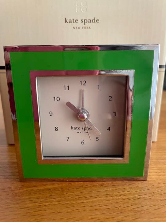 希少　新品ケイトスペード置き時計　新品未使用　動作確認済み　kate spade