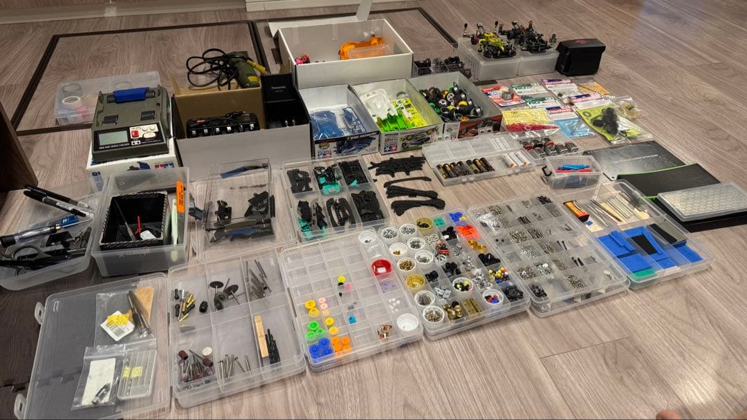 【引退セット】 ミニ四駆とパーツと工具セット