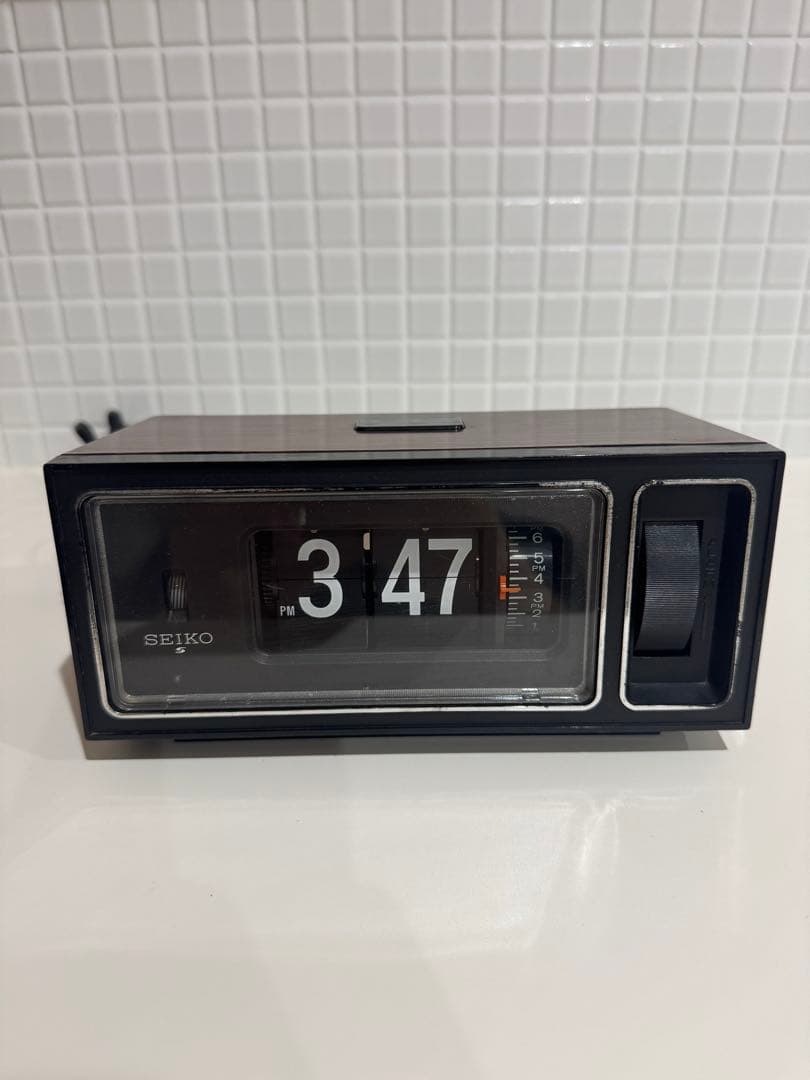 【レア】セイコー SEIKO DP674B パタパタ時計 目覚まし時計 レトロ