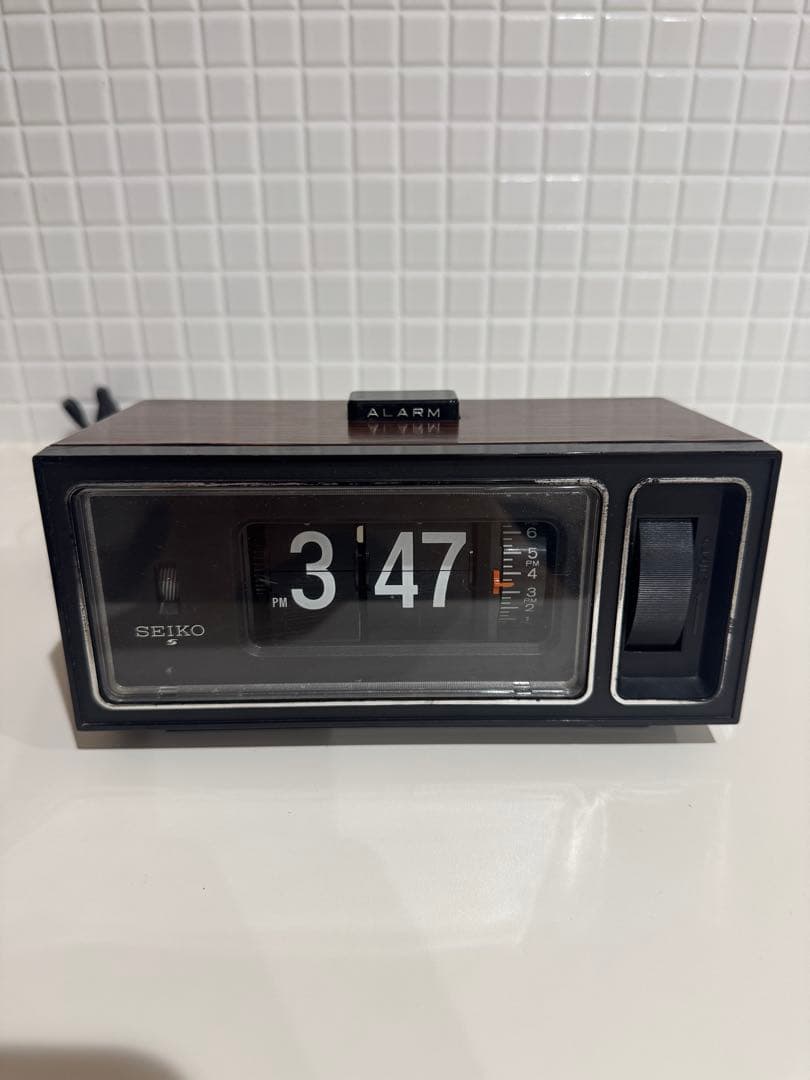 【レア】セイコー SEIKO DP674B パタパタ時計 目覚まし時計 レトロ