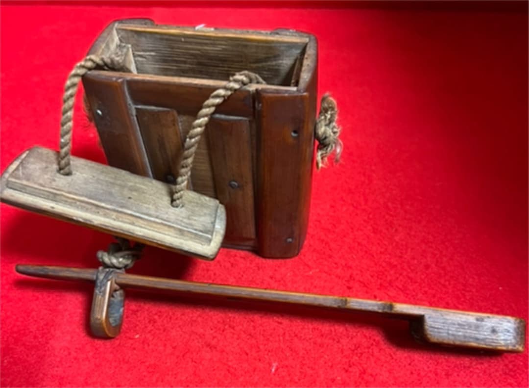 竹製・胴乱・洋銀都上州（短）新品煙管付き・アンティーク