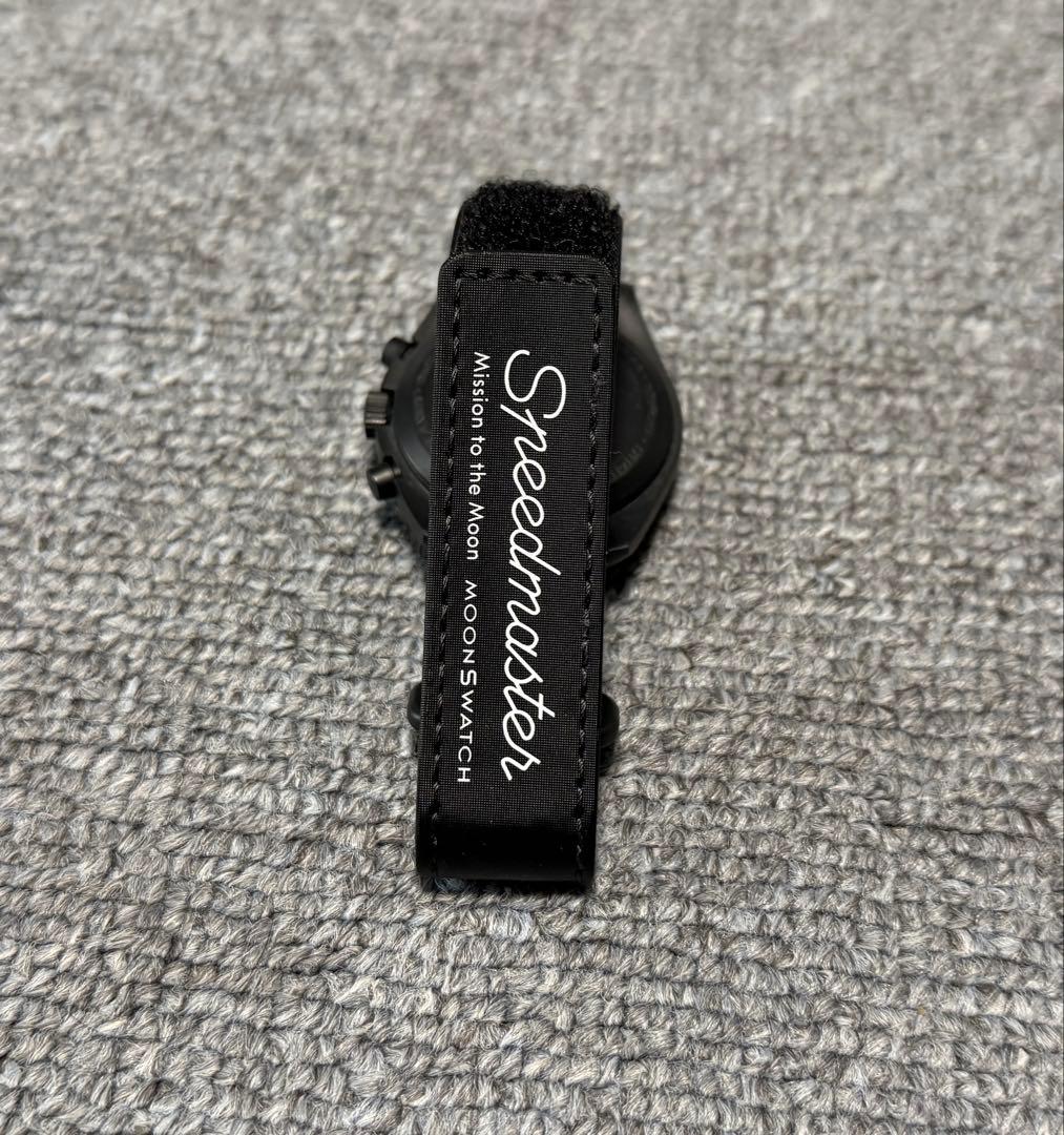 時計 Snoopy x OMEGA x Swatch MoonSwatch Black