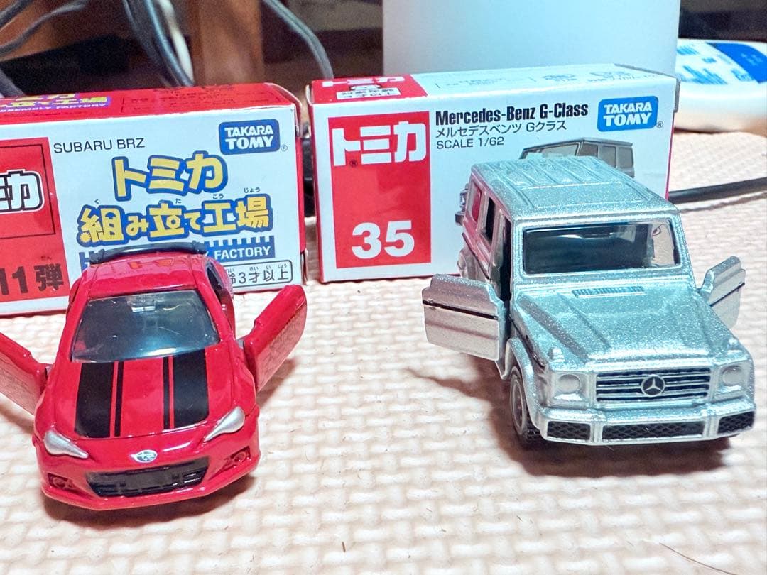 トミカ SUBARU BRZ & メルセデス・ベンツ Gクラス