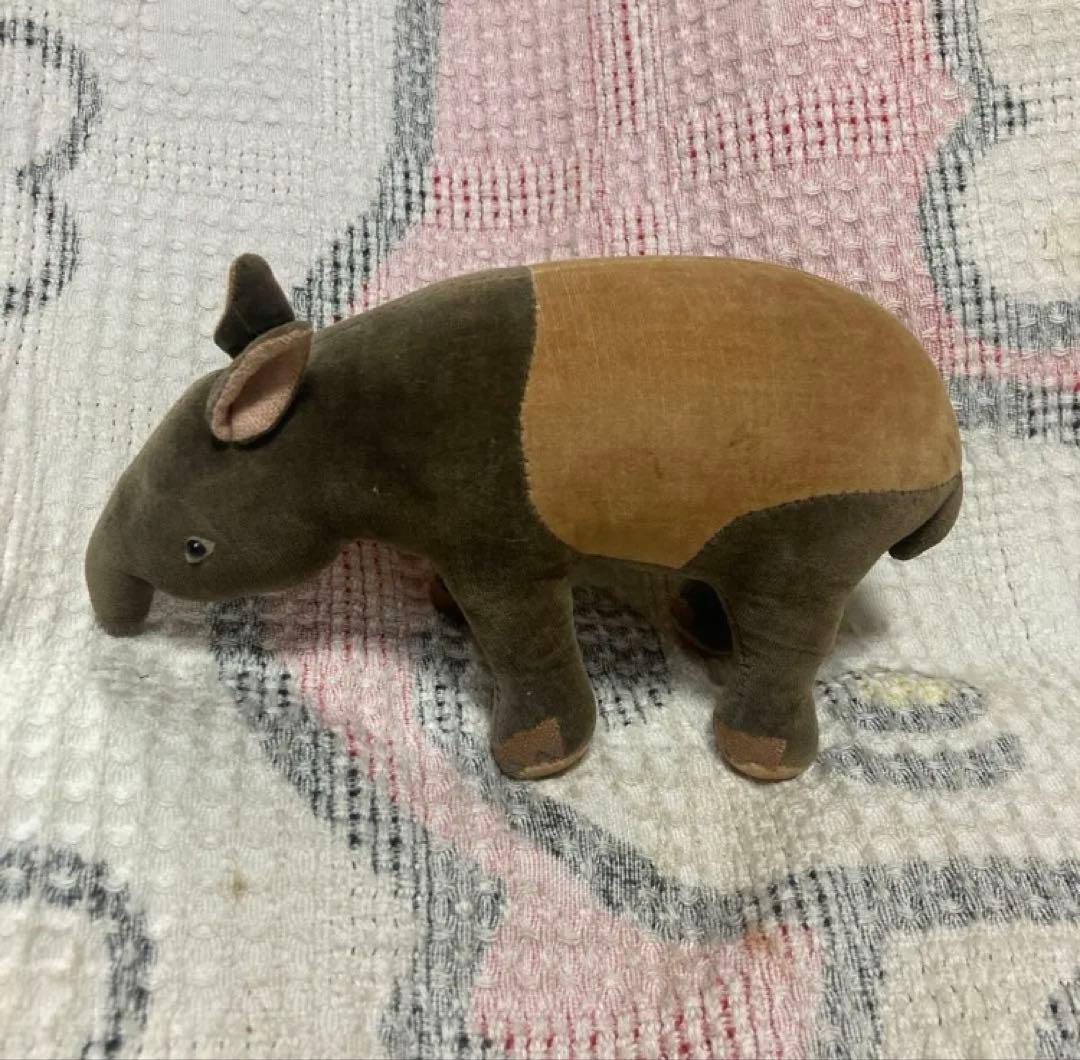 昭和レトロ　ヴィンテージ　東京動物園協会　おがくず人形　5コセット　中古品